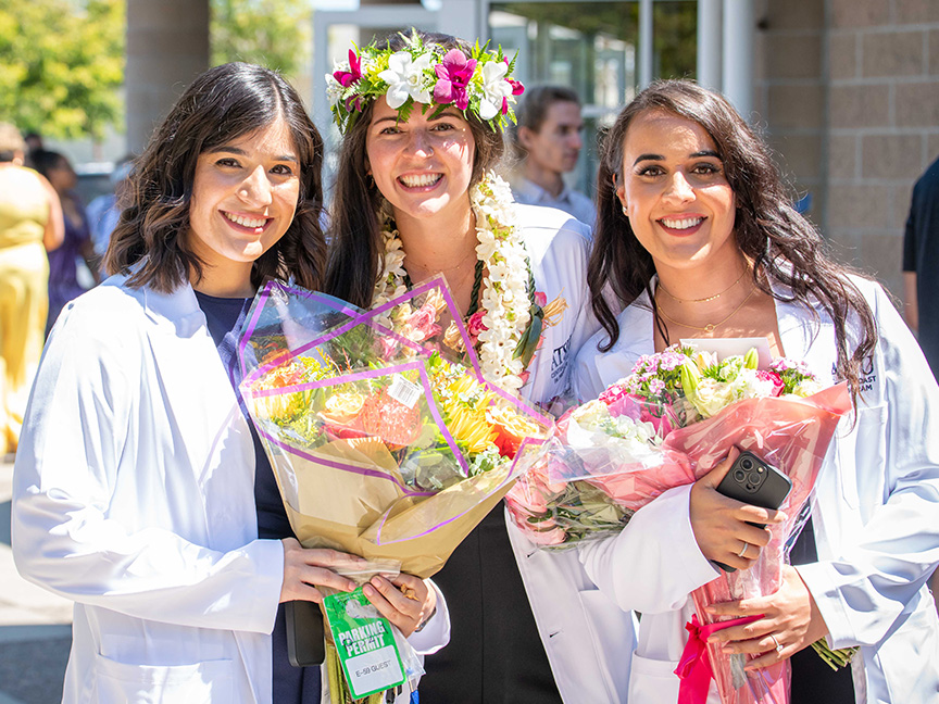 White coat ceremony photo